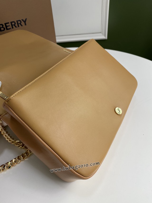 Burberry專門店新款大號羊皮TB蘿拉包 巴寶莉鏈條單肩斜挎女包 yxb1255